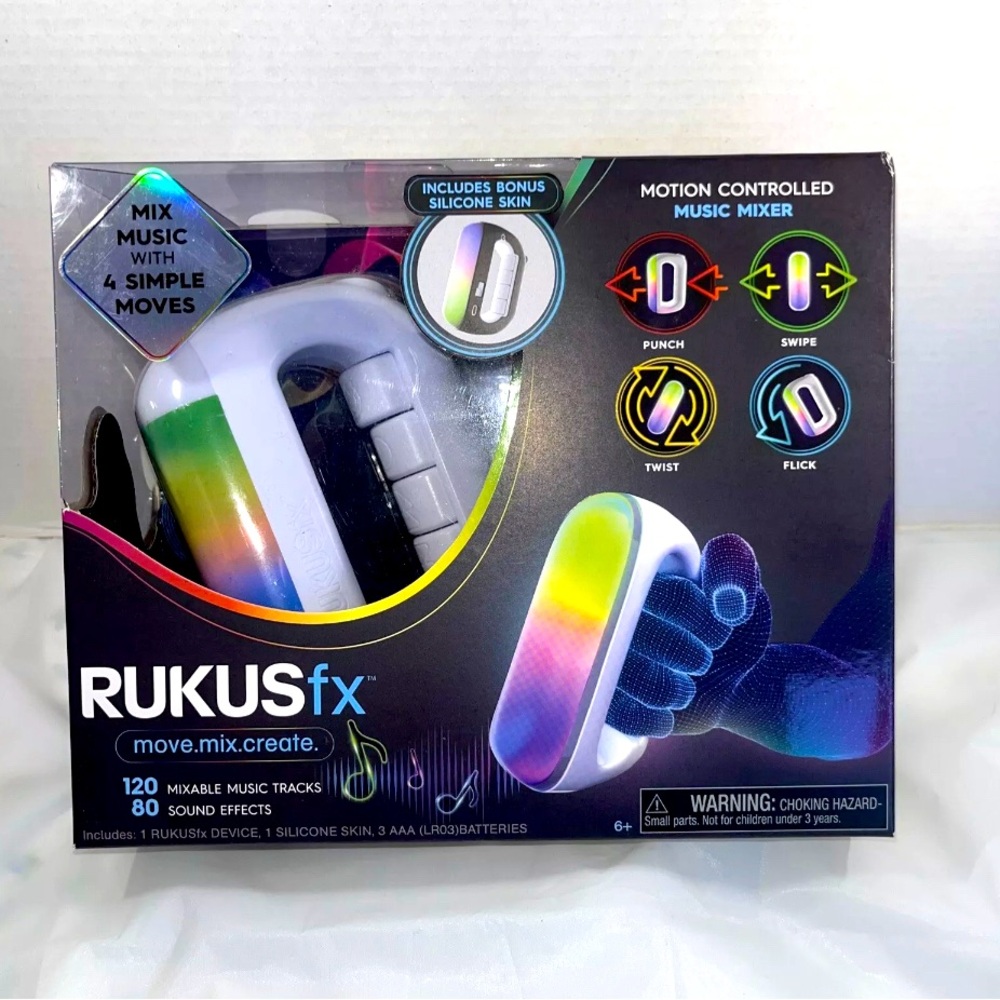 Rukus fx Hand Held Motion Controlled Music Mixer NEW